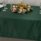 60"x102" Hunter Emerald Green Lamour Satin Rectangle Tablecloth