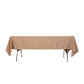 60"x102" Nude Lamour Satin Rectangle Tablecloth