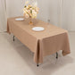 60"x102" Nude Lamour Satin Rectangle Tablecloth