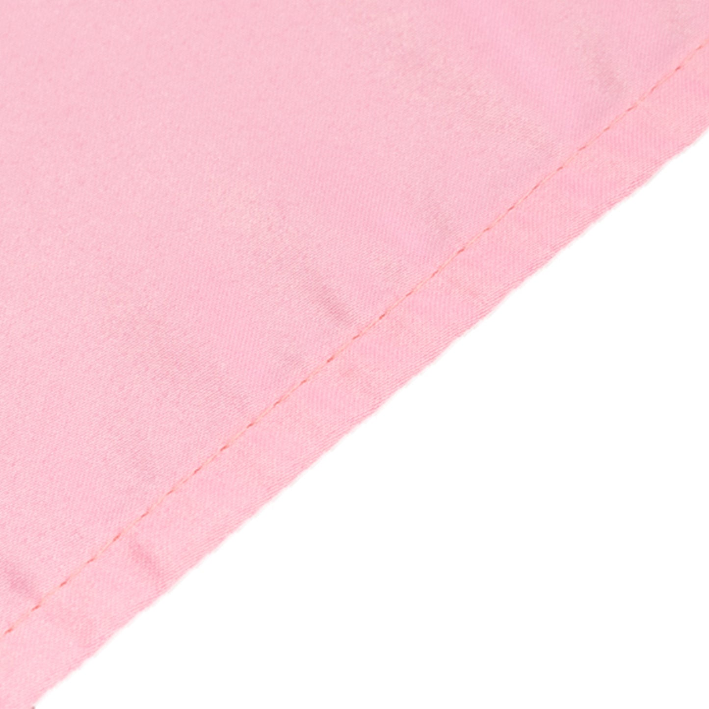 60"x102" Pink Lamour Satin Rectangle Tablecloth