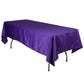 Purple satin rectangle tablecloth, 60"x102".