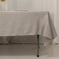 Silver Lamour satin rectangle tablecloth, 60"x102