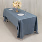 60"x126" Dusty Blue Lamour Satin Rectangle Tablecloth