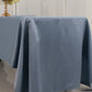 60"x126" Dusty Blue Lamour Satin Rectangle Tablecloth