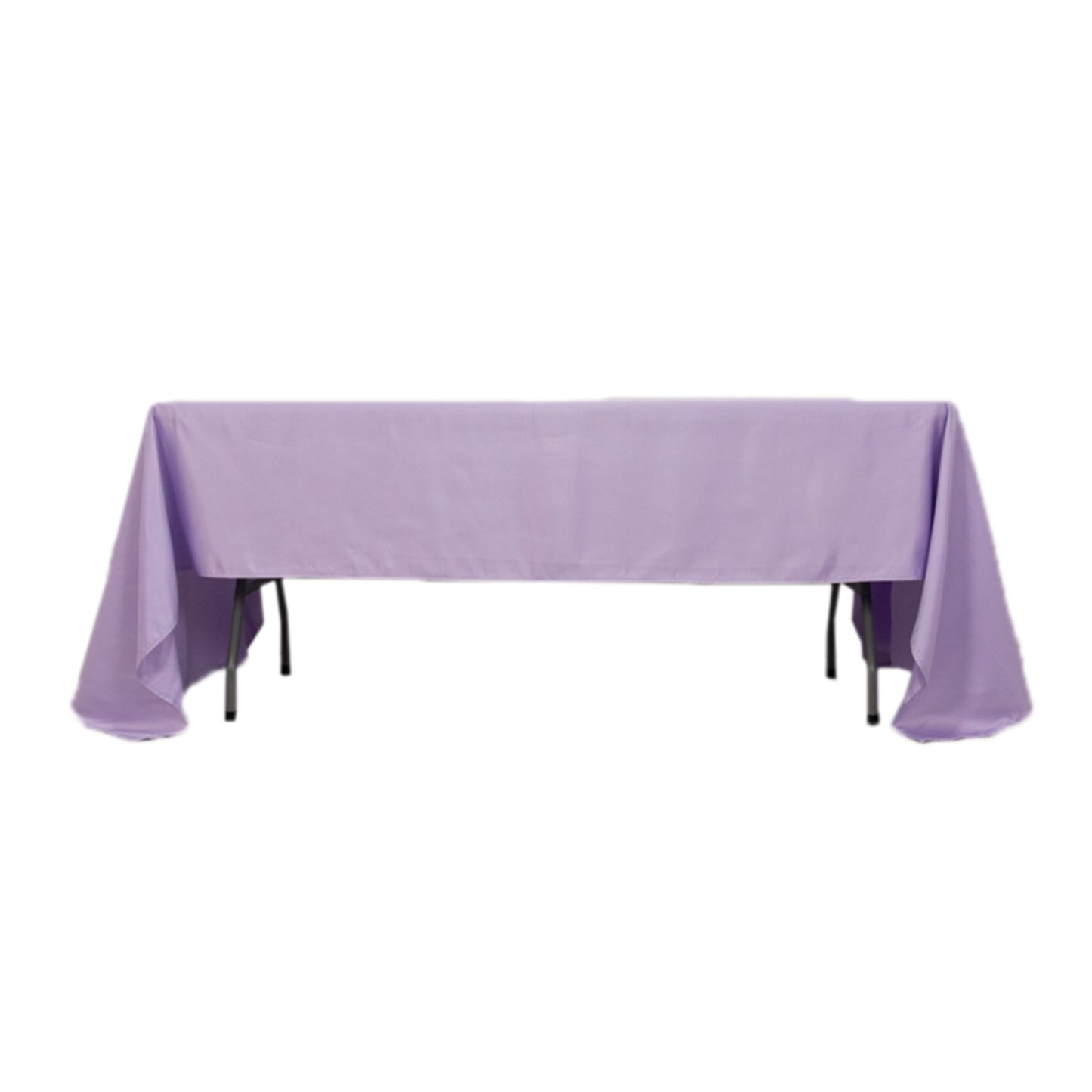 60"x126" Lavender Lilac Lamour Satin Rectangle Tablecloth