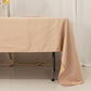 60"x126" Nude Lamour Satin Rectangle Tablecloth