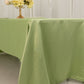60"x126" Sage Green Lamour Satin Rectangle Tablecloth
