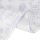 Polyester 108" Round Tablecloth White - Lavender Lilac French Toile Pattern for Chic Weddings