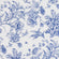 Blue french toile