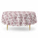 Burgundy french toile