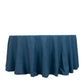 120" Polyester Round Tablecloth – Denim Blue with Seamless Faux Denim Design for Stylish Gatherings