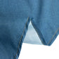 120" Polyester Round Tablecloth – Denim Blue with Seamless Faux Denim Design for Stylish Gatherings