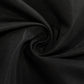 Black fitted tablecloth for 72"x30" tables, premium polyester fabric.