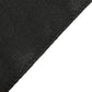 Black fitted tablecloth for 6ft tables, made from premium polyester.