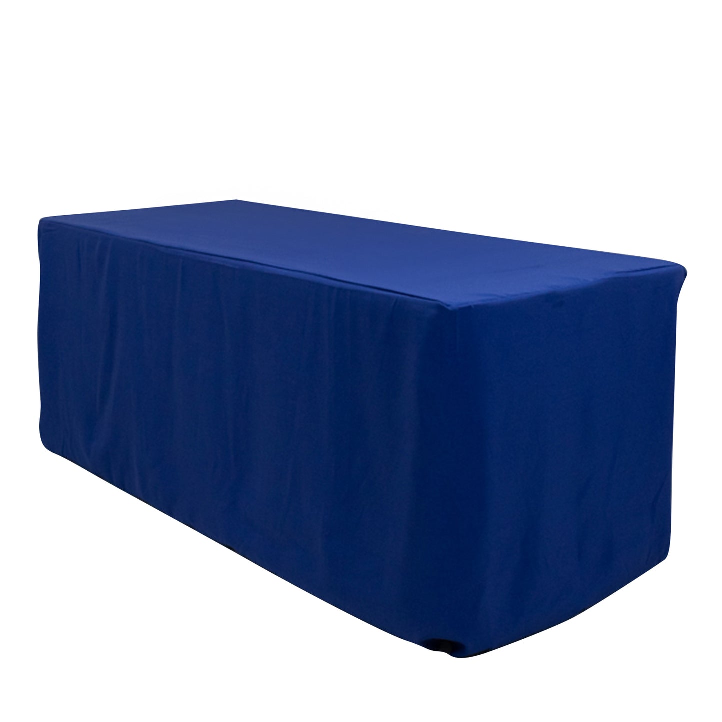 Royal Blue Fitted Premium Polyester Tablecloth for 6ft Tables