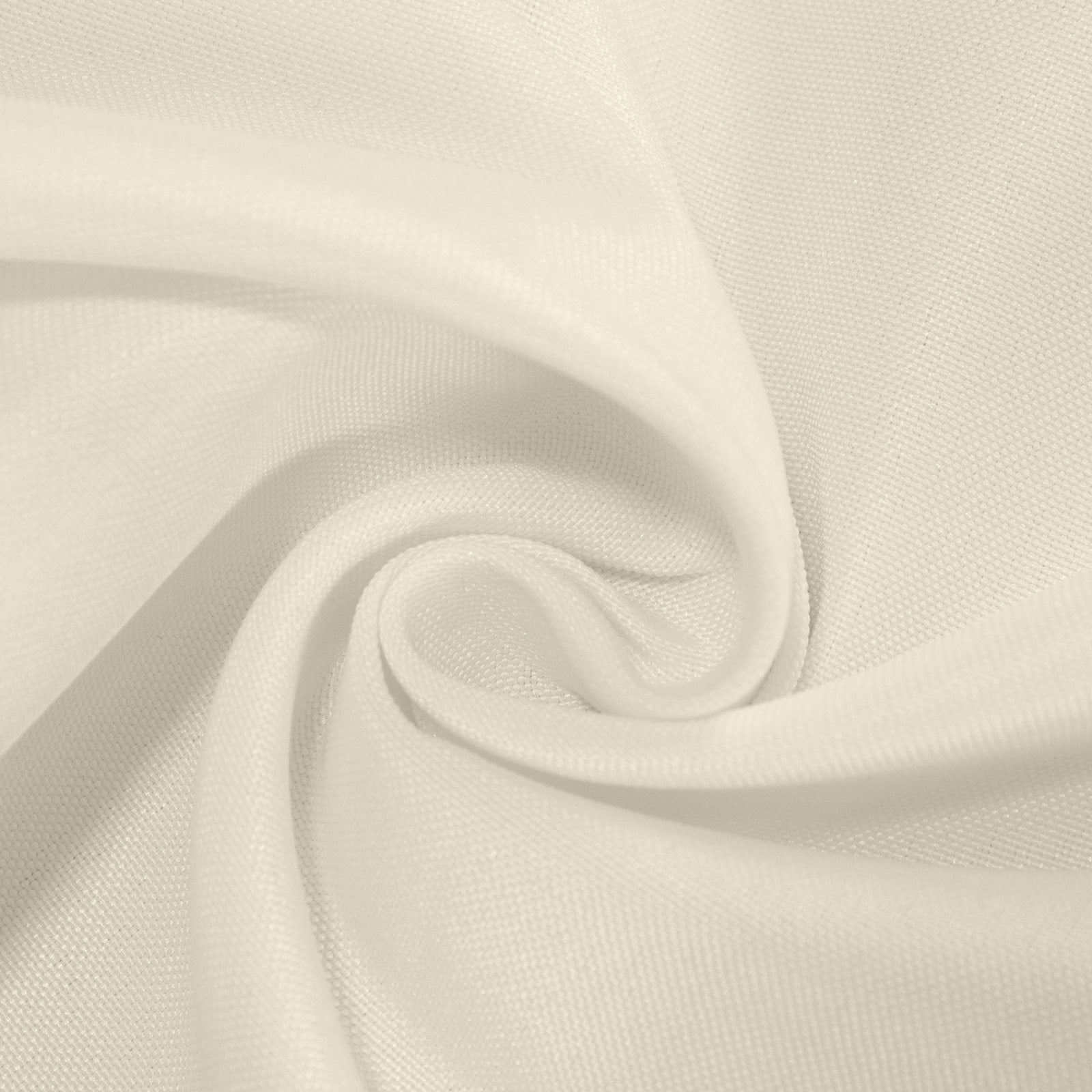 Ivory fitted premium polyester tablecloth for 8ft tables.