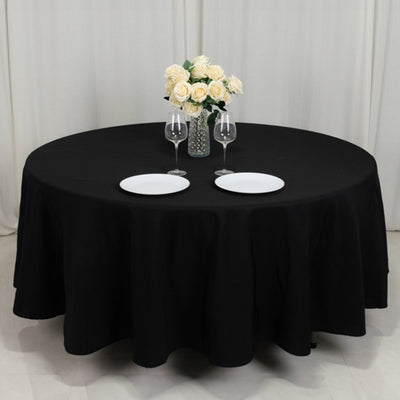 Stylish and Seamless Black Tablecloth