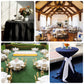 120inch Fire Retardant Tablecloth Seamless Premium Polyester Round Table Cover for 5 Foot Table With Floor-Length Drop