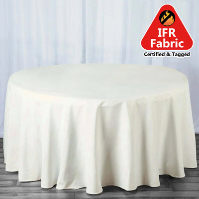 Stylish and Seamless Ivory Tablecloth