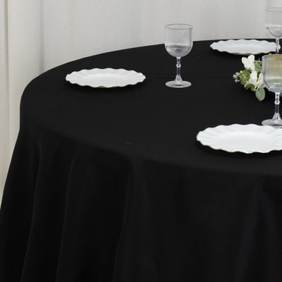 Stylish and Seamless Black Tablecloth