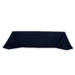 90"x156" Fire Retardant Navy Blue Tablecloth Seamless Premium Polyester Rectangular Table Cover for 8 Foot Table With Floor-Length Drop