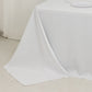 90"x156" Fire Retardant White Tablecloth Seamless Premium Polyester Rectangular Table Cover for 8 Foot Table With Floor-Length Drop