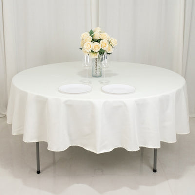 Stylish and Seamless Ivory Tablecloth