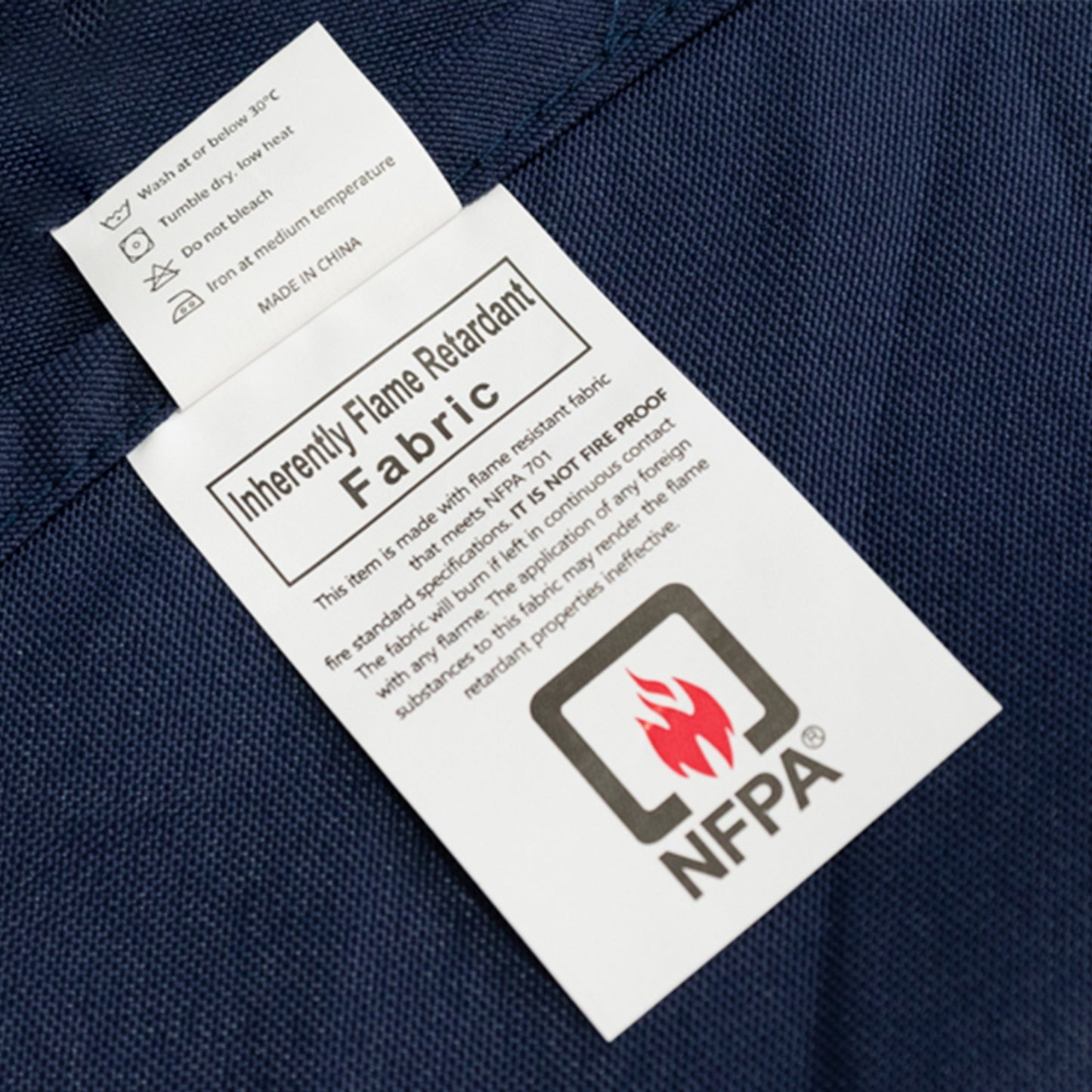 90" Navy Blue Fire Retardant Tablecloth Premium Polyester Round Table Cover