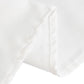 90" White Fire Retardant Tablecloth Premium Polyester Round Table Cover