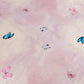 5 Pack Blush Rectangle Disposable Tablecloths with Butterfly Floral Print, PVC Waterproof Plastic Table Covers - 54"x108"
