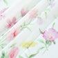5 Pack White Green Summer Floral Rectangle Plastic Table Covers, PVC Waterproof Disposable Tablecloths with Wild Flowers Butterfly Print - 54"x108"