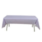 5 Pack Lavender Lilac Rectangle Plastic Table Covers, 54"x108" PVC Waterproof Disposable Tablecloths