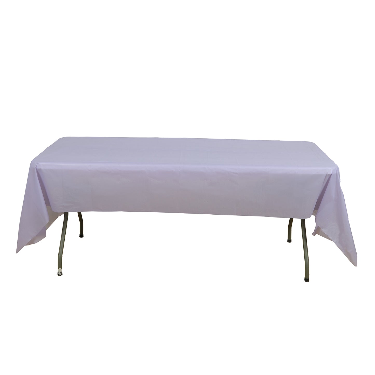 5 Pack Lavender Lilac Rectangle Plastic Table Covers, 54"x108" PVC Waterproof Disposable Tablecloths