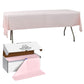 Blush Plastic Tablecloth Roll in A Cut-to-Size Box with Slide Cutter, Cuts Up to 36 Rectangle 8 Feet Disposable Table Covers - 54"x300ft