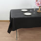 Black Plastic Tablecloth Roll in A Cut-to-Size Box with Slide Cutter, Cuts Up to 36 Rectangle 8 Feet Disposable Table Covers - 54"x300ft