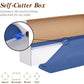 Navy Blue Plastic Tablecloth Roll in A Cut-to-Size Box with Slide Cutter, Cuts Up to 36 Rectangle 8 Feet Disposable Table Covers - 54"x300ft