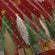 Red christmas tree & snowflake