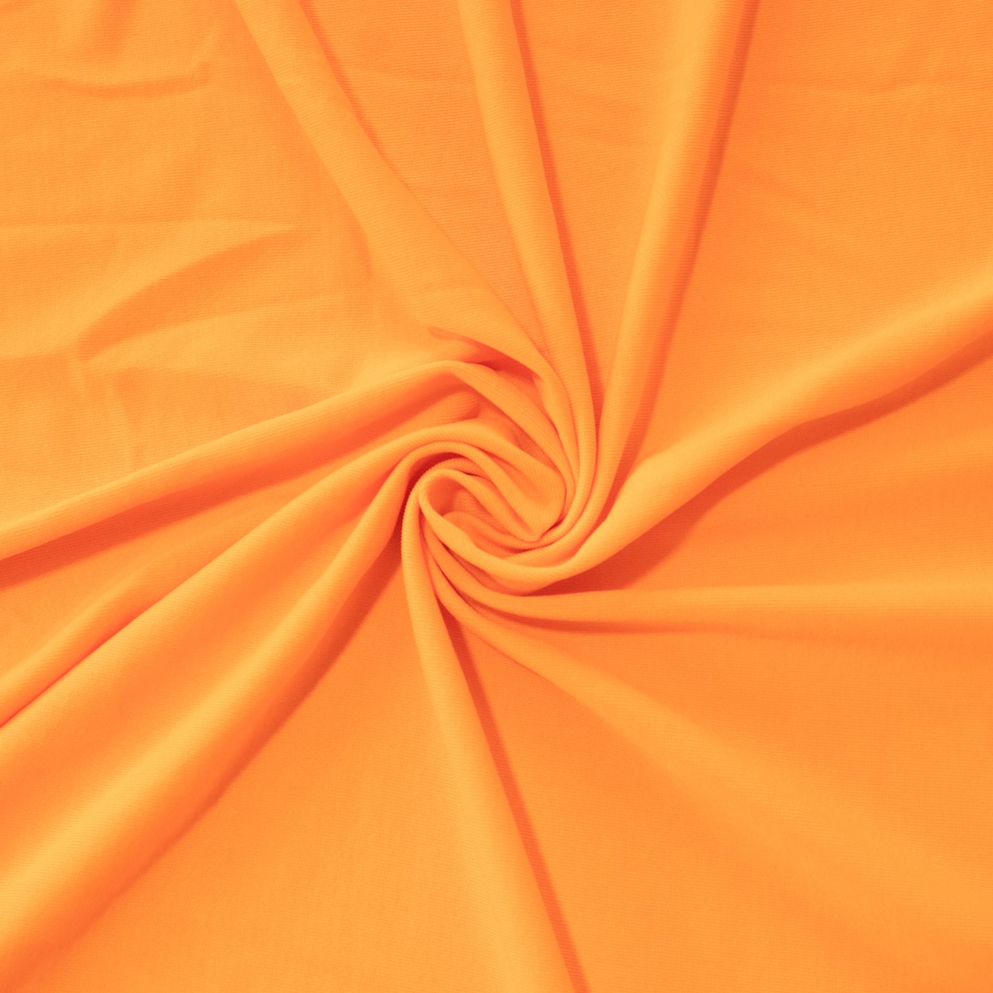 Glow Neon Orange Fitted Spandex Tablecloth, wrinkle-free 6ft rectangle cover.