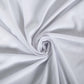 White stretch spandex fitted table cover for 72"x30" tables. #whtbkgd