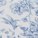 White blue french toile