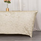 6ft Beige Crushed Velvet Spandex Fitted Rectangular Table Cover