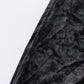 6ft Black Crushed Velvet Spandex Fitted Rectangular Table Cover