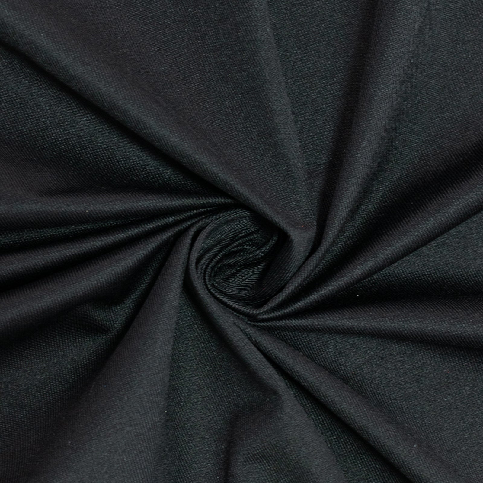 Black rectangular tablecloth, 108" x 156", wrinkle-free and stain-resistant.