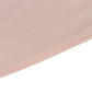 108" Blush Scuba Round Tablecloth, Wrinkle Free Polyester Tablecloth