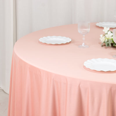 Styling with Dusty Rose Tablecloths