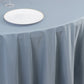 108" Dusty Blue Scuba Round Tablecloth, Wrinkle Free Polyester Tablecloth