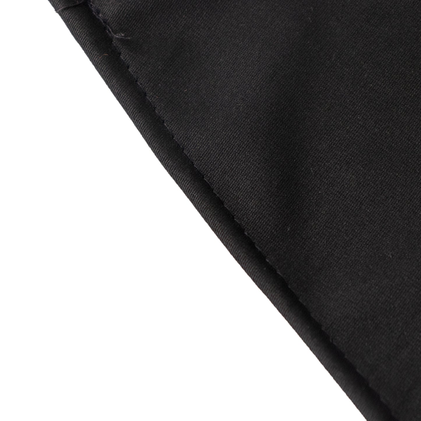 108" Black Premium Scuba Round Tablecloth, Wrinkle Free Polyester Tablecloth