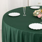 108" Hunter Emerald Green Scuba Round Tablecloth, Wrinkle Free Polyester Tablecloth