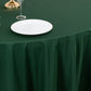 108" Hunter Emerald Green Scuba Round Tablecloth, Wrinkle Free Polyester Tablecloth