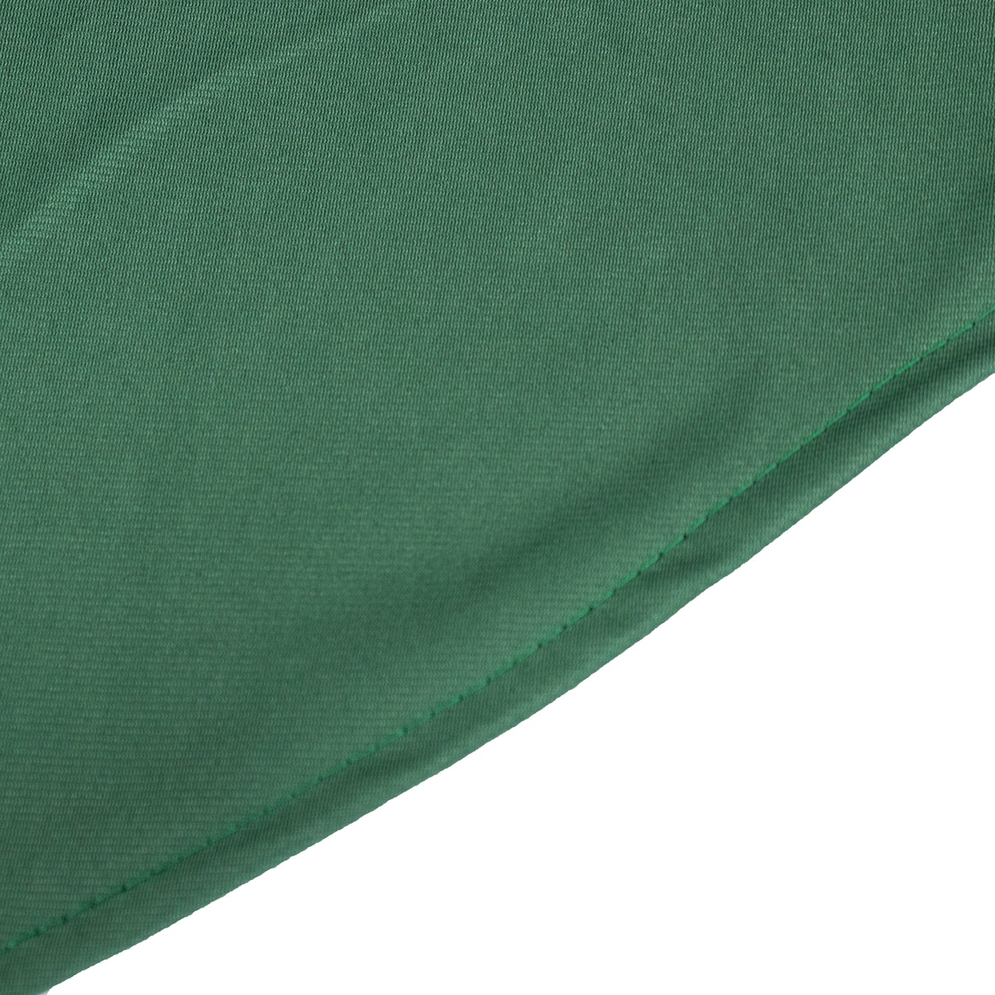 108" Hunter Emerald Green Premium Scuba Round Tablecloth, Wrinkle Free Polyester Tablecloth